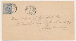 Envelop G. 5 B Wageningen - Amsterdam 1893 - Material Postal