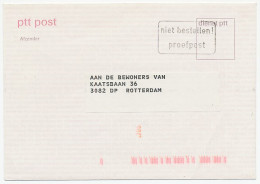 KPK 105 Rotterdam 1985 - Proef / Test Envelop - Unclassified