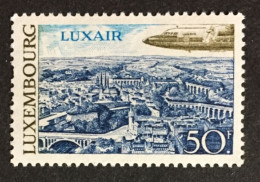 1968 Luxembourg - Tourism Fokker F.27 Friendship Over Luxembourg - Unused ( Imperfect Gum ) - Ungebraucht