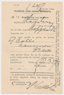 Spoorwegbriefkaart G. HYSM33 Y - Locaal Te Haarlem 1895 - Ganzsachen