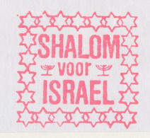 Meter Cover Netherlands 1990 Shalom For Israel - Embassy Of Israel - The Hague - Zonder Classificatie
