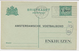 Briefkaart G. 97 I A-krt. Particulier Bedrukt Enkhuizen 1919 - Ganzsachen