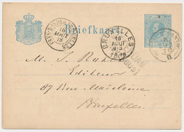 ROTTERDAM BRIEVENBUS - Brussel Belgie 1878 - Briefe U. Dokumente