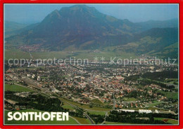 73265745 Sonthofen Oberallgaeu Mit Gruenten Allgaeuer Alpen Fliegeraufnahme Sont - Sonthofen