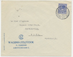 Firma Envelop Amsterdam 1937 - Wagon Lits / Cook - Zonder Classificatie