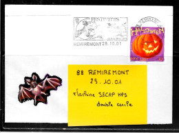 K138 - N° 3428 SUR LETTRE DE REMIREMONT DU 29/10/01 - Lettres & Documents