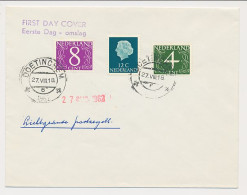 Doetinchem FDC / 1e Dag Em. Fluorescerend Papier 1962 - Unclassified