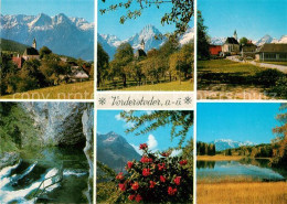 73265710 Vorderstoder Kirche Wasserfall Panorama Vorderstoder - Altri & Non Classificati