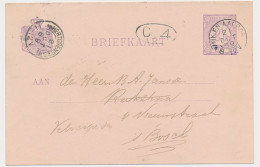 Veen - Kleinrondstempel Wijk En Aalborg 1889 - Unclassified