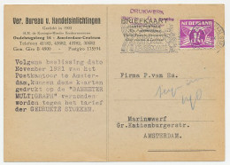 Briefkaart Amsterdam 1932 - Bureau Handelsinlichtingen - Ohne Zuordnung