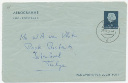 Luchtpostblad G. 16 Delft - Istanboel Turkije 1964 - Postal Stationery