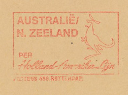 Meter Cover Netherlands 1967 Kangaroo - Australia / New Zealand Per Holland America Line  - Altri & Non Classificati