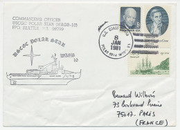 Cover / Postmark USA 1981 Ship - Polar Star - Arktis Expeditionen