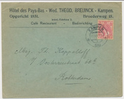 Firma Envelop Kampen 1919 - Hotel Des Pays Bas - Non Classés