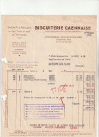 14-Biscuiterie Caennaise..Spécialité De Moelleux..Caen..(Calavados)....1938 - Food