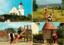 73265654 St Kathrein Spielplatz Kirche Wanderer  St Kathrein - Altri & Non Classificati