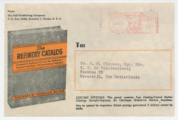 Illustrated Address Label USA 1955 The Refinery Catalog - Gulf  - Sonstige & Ohne Zuordnung