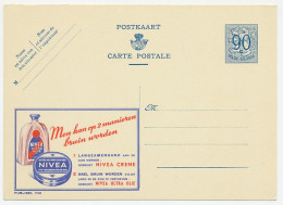 Publibel - Postal Stationery Belgium 1951 Nivea Cream - Oil - Sun - Browning - Autres & Non Classés