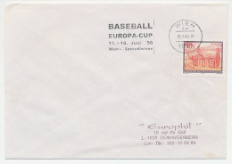Cover / Postmark Austria 1996 Baseball - Europa Cup - Other & Unclassified