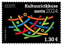 Estonia Estland Estonie 2024 Cultural Diversity Year Omniva Stamp MNH - Estland