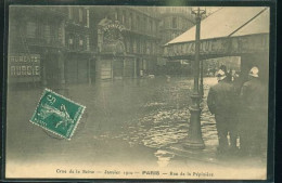 PARIS RUE DE LA PEPINIERE   (    Mes Cartes Ne Sont Pas Jaunies ) - Inondations De 1910