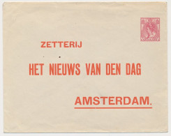 Envelop G. 16 A Particulier Bedrukt Amsterdam  - Ganzsachen