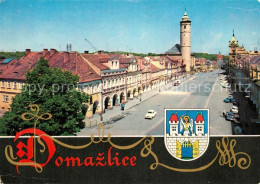 73265588 Domazlice Marktplatz Turm Domazlice - Tschechische Republik