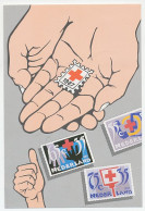 Rode Kruis Bedankkaart 1987 - FDC - Non Classés