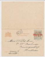 Briefkaart G. 141 II Deventer - Amsterdam 1921 - Material Postal