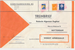 Treinbrief Den Haag - Rotterdam 1971 - Unclassified