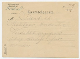 Kaarttelegram Dordrecht - Gebruikt Tussen 1876 / 1879 - Non Classés