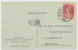 Firma Briefkaart Middelburg 1925 - IJzerhandel - Zonder Classificatie