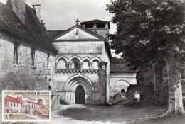 Cartes Maxi  1970 Premier Jour  : ABBAYE DE CHANCELADE - 1970-1979