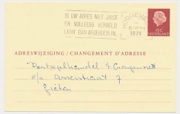 Verhuiskaart G. 36 Hoogeveen - Gieten 1971 - Postal Stationery