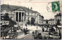 87 LIMOGES - Le Marche Devant Le Palais De Justice. - Limoges