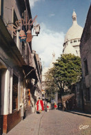 75, Paris, La Rue Du Chevalier De La Barre, à Montmartre - Sacré Coeur