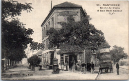 92 NANTERRE - Route De Paris Et Rue Sadi Carnot. - Nanterre