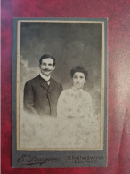 PHOTO  COUPLE BELFORT E. FEUGENE FB DES ANCETRES - Ohne Zuordnung