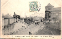 92 LEVALLOIS PERRET - La Rue Victor Huho Et Pont  - Levallois Perret
