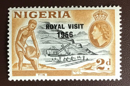 Nigeria 1956 Royal Visit MNH - Nigeria (...-1960)