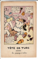 Tete De Turc Passage A Tabac Humour Militaire  - Cartes Postales Ancienne - Humoristiques