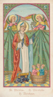 H.PRENTJE , IMAGE PIEUSE.  ==   ST.NICOLAS.    +-   12,5 X 7 CM - Devotion Images