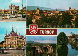 73265498 Turnov Rathaus Marktplatz Stadtpanorama Turnov - Czech Republic