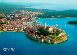 73265458 Rovinj Istrien Fliegeraufnahme Rovinj Istrien - Croatia