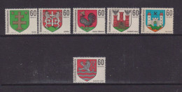 CZECHOSLOVAKIA  - 1971 Regional Capitals Set Never Hinged Mint - Unused Stamps