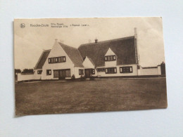Carte Postale Ancienne (1934) Knocke-Zoute Villa Royale - Koninklijke Villa « Roemah Laoet » - Knokke