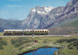 Switzerland PPC Grindelwald-Kleine Scheidegg Wengernalpbahn/Wetterhorn Bahnen Im Jungfraugebiet/Interlaken (2 Scans) - Eisenbahnen