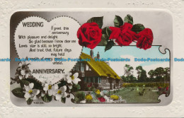 R017394 Greeting Postcard. Weeding Anniversary. W. And K. RP - Monde