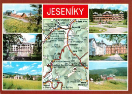 73265398 Jeseniky Panoramakarte Stadtansichten Jeseniky - Czech Republic