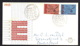 Nederland / Netherlands / Pays Bas FDC E75 Open Klep Used (1965) - FDC